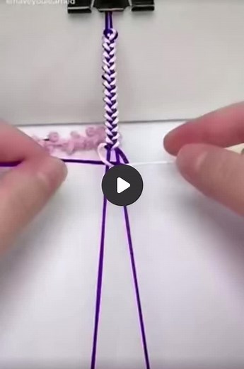 Tutorial: Cómo hacer pulseras trenzadas de 4 hilos