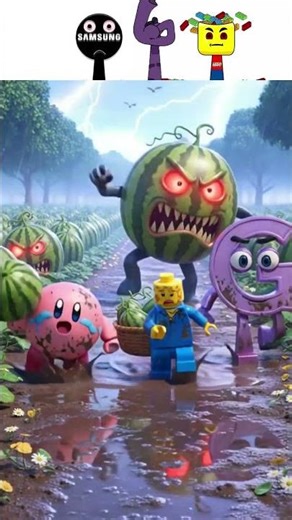 My Sprunki OC Kirby, Lego & G – “Melon Madness” 🍉👁️ From Harvest to Horror Field!
