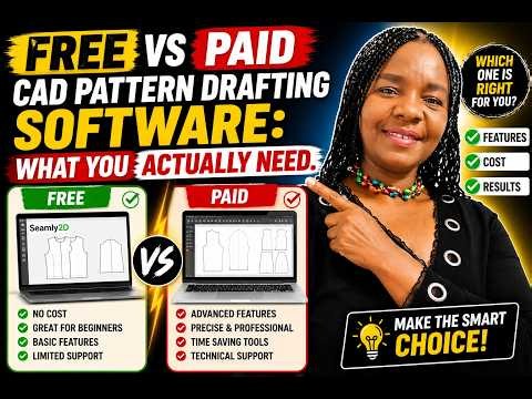 Free vs Paid CAD pattern drafting software What you actually need