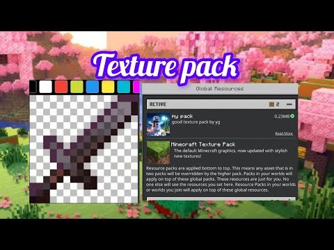 I Made My Own Minecraft Texture Pack 😱 (Bedrock & Android)