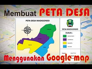 How to Make a Village Map Using MS Word and Google Maps