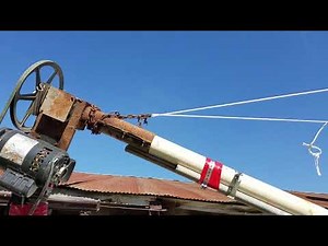 setting up an old chicken house auger