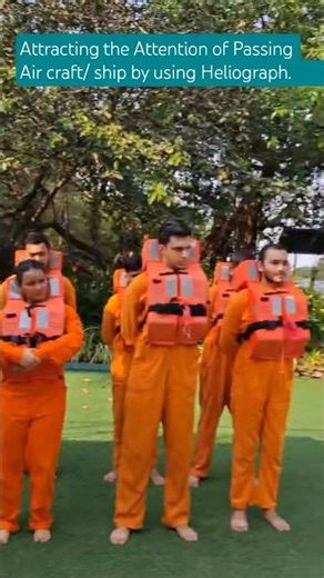 attracting the Attention of Passing Air craft/ship by using Heliograph