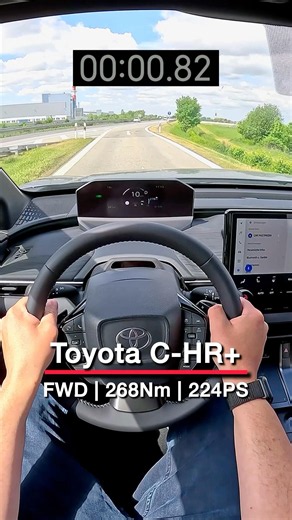 Toyota C-HR+ | 224PS | 0-160 km/h Beschleunigung