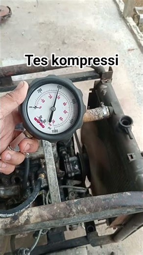 tes kompressi mesin #mitsubishi #viral #toyota #offroad