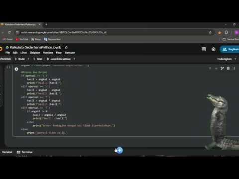 10 MENIT LANGSUNG BISA! 🤯 Bikin Kalkulator Sederhana Python di Google Colab (Untuk Pemula)
