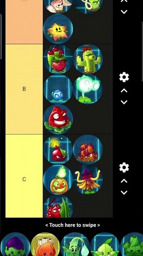 Pvz2 Premium plants tier list #gaming #pvz2 #tierlist #pvz
