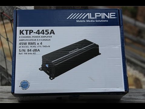 1990 Mazda Miata MX-5 adding an Alpine KTP 445A Amp