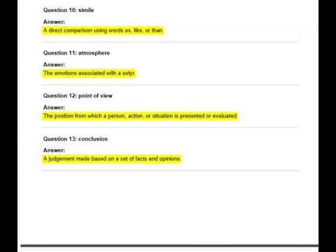 GED READING EXAM QUESTIONSActual Qs and Ans - Expert-Verified Explanation -Guaranteed passing score