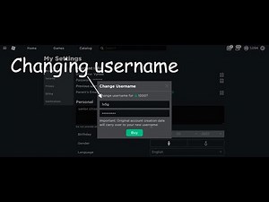 How to change your username on Roblox (1000 Robux needed)
