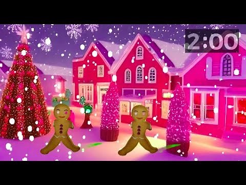 🕺 Groovin' Gingerbread Dancers: 2-Minute Countdown Party! 🎶🍪