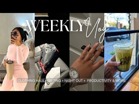 weekly vlog| I love gift giving… being productive + recovering sickness + trip prep & more