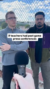 280K views · 10K reactions | we’re just taking it one win at a time. SEE US LIVE at New York Comedy Fest November 11th, and see Sam on tour: 10/31-11/1 Batavia, IL 11/11 NYC 11/15 St. Augustine, FL 11/16 Gainesville, FL 4/17-18 Tacoma, WA 4/19 Bellingham, WA request your city more cities TBA #teachers #teaching #pressconference | Sam Salem | Facebook