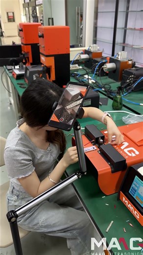 MAAG ultrasonic welding equipment — ultrasonic harness welding machine.