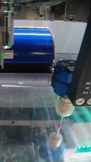 1.8K views | Probing isn’t just cool — it’s crucial. The DATRON probe automatically locates your part, maps surfaces, and sets Z-height with micrometer accuracy. See what the DATRON touch probe can do for your machining: https://buff.ly/RnJReHH | Datron USA | Facebook