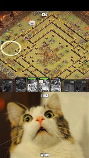 Clan war Destroyed town hall 14 with only hero 😱🔥 II Clash of clans II #shorts #clashofclans #coc