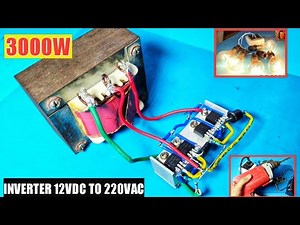 i make 3000W Powerful 12V To 220VAc Inverter at home | How To Make INVERTER