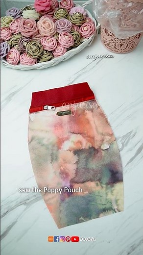 Fast keychain pouch pattern for busy makers - Poppy Pouch