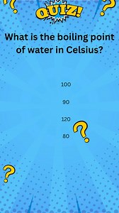 What is the boiling point of water in Celsius? | The Bulb | Facebook