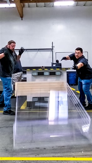 Architectural Plastics, Inc. on Instagram: "ACRYLIC DISPLAY CASE + CUSTOM MDF BASE — SHOP REALITY We make amazing acrylic products. Sometimes the process gets dramatic before it gets perfect. Custom museum-grade acrylic display case and matching MDF base fabricated in-house for artist @enzo_prina. The base is built from custom MDF and finished in a matte black paint to create a clean, gallery-ready presentation. Precision fabrication like this doesn’t happen by accident — it’s the result of iter