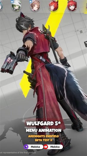Wulfgard 5* - Menu animation! 🎮 #gaming #gamer #ArknightsEndfield #EndfieldCreators