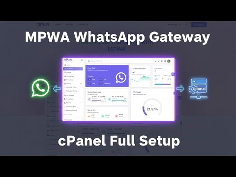 How to Setup MPWA WhatsApp Gateway in cPanel | Full Installation Guide