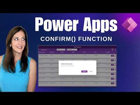 Stop Deleting Records Without This! Power Apps Confirm Function