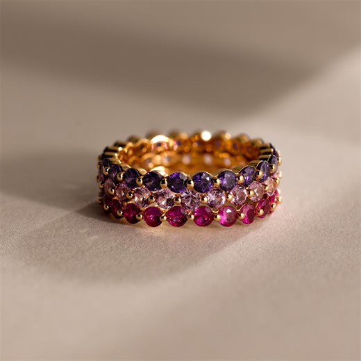 Lace Eternity Birthstone Ring by Caitlyn Minimalist • Dainty Infinity Gemstone Ring • Personalized Jewelry • Birthday Gift for Mom • RR215 - Etsy Australia