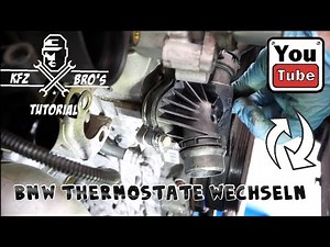 Bmw E90 E91 | 320 325 330 335 Dieselmotor Thermostat wechseln | AGR Kühler ausbauen | Replacement