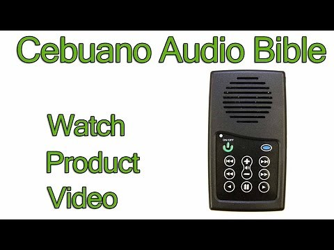 Cebuano Audio Bible Player (Product Review) - Bisaya Bible reader