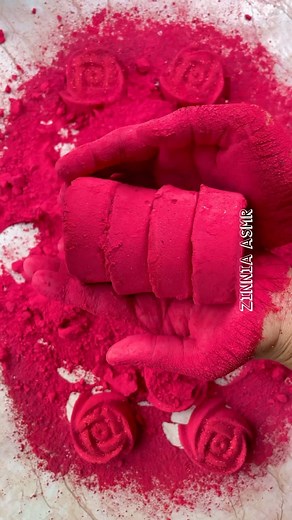 432K views · 3K reactions | ❤️Stack Crush of Red Holi Powder Circles ❤️ . DO NOT REPOST/EDIT MY VIDEOS . . . #asmrcrunch #crunchyasmr #asmrcrush #oddlysatisfying #zinniaasmr #gymchalk #reformedgymchalk #gymchalkasmr #asmrcrumble #asmrcrunchy #satisfyingvideos #asmrvideo #asmrsounds #powdery #crunchy #red #holiowder #satisfying #satisfy #calciumcarbonate | Zinnia asmr | Facebook
