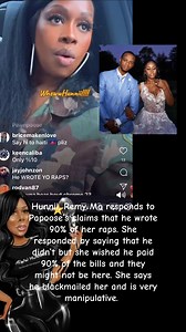 #whewwhunnii #RemyMa Hunnii, Remy Ma responds to Papoose’s claims that he wrote 90% of her raps. She responded by saying that he didn’t but she wished he paid 90% of the bills and they might not be here. She says he blackmailed her and is very manipulative. | The Chat With Miss Hollywood