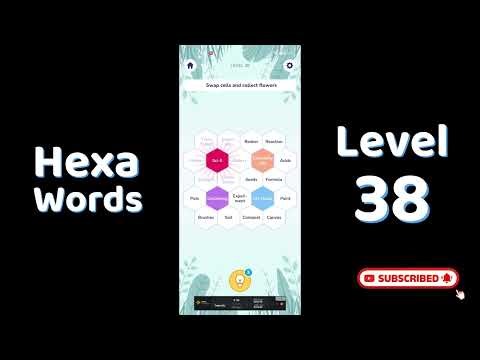 Hexa Word level 38 | Hexa Words Sort Associations level 38 Answers