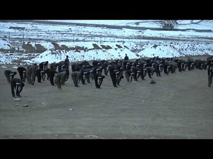 Afghan National Army PT Training - Physical Training - Wushu Taekwondo, Running, Foosball