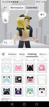 making a cute avatar in Roblox #roblox #cute