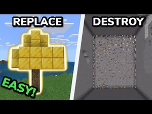 HOW TO USE COMMANDS TO MASS FILL/DESTROY/REPLACE BLOCKS in Minecraft Bedrock 1.21