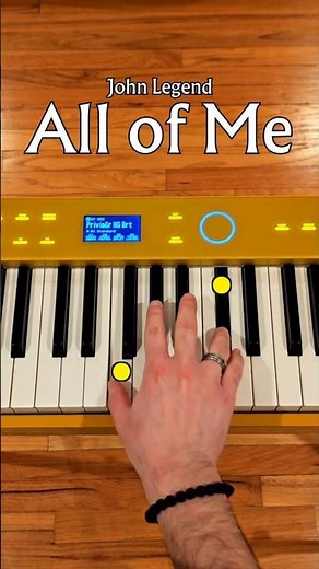 All of Me (Piano Tutorial) #shorts
