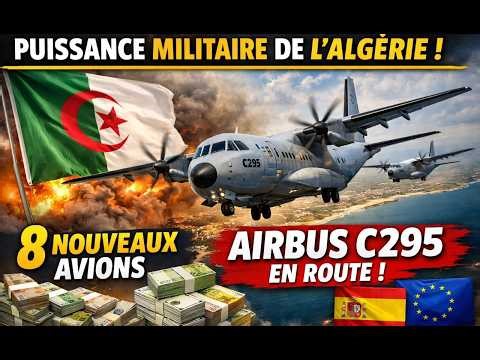 L’Algérie renforce sa puissance militaire : 8 nouveaux avions Airbus C295 en route