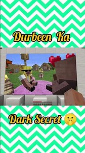 ‪@CarryDepie‬ Shocked😱 Durbeen Rocked🤘 Dark Secret 🌑#shorts#viral#minecraft #trending