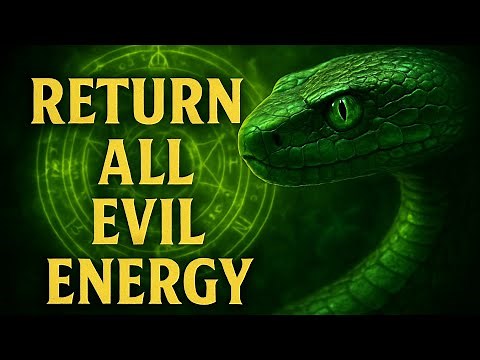 2X SEND BACK EVIL ENERGY 💀| 741Hz (Water & 🔥Spell) of Protection & Purification 💧