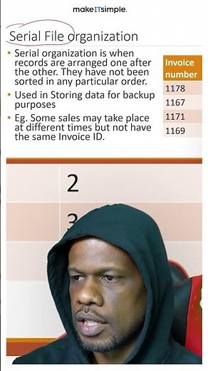What is Serial File Organization? #makeitsimplett #teacher #csec #cape #trinidadandtobago #exams