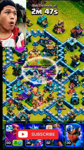 Win With Super Archer Blimp Attack#shorts #clashofclan