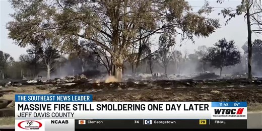 Family reacts after losing everything in massive Jeff Davis County fire