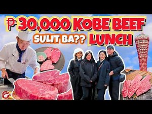 ₱30,000 for REAL Kobe Beef… Worth It Ba?! | Chef RV & Family in Kobe, Japan 🇯🇵