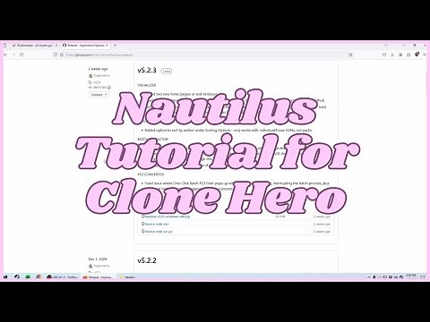Nautilus Tutorial - Converting Songs for Clone Hero
