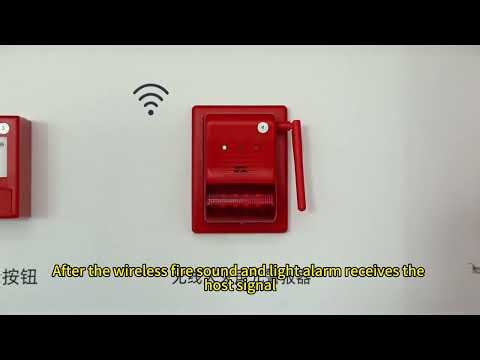 Addressable Fire Alarm Wireless Linkage Fire Security Control #firealarm #firealarmsystems #alarm