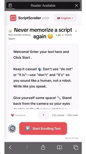 Anyone can speak like a pro using this free teleprompter. Auto scripts for zoom, webinars, podcasts