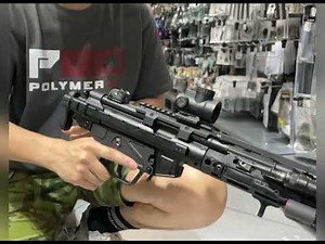 G.M.F Buttstock & Rail 20mm Stock Plate for UMX VFC MP5 GBB & TM MP5A5 Next Gen AEG@JKARMYSHOP