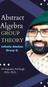 Group Theory #7 || Abstract Algebra || Infinite Group|| Example || Q⁺ is abelian group