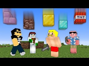 空からブロックが降る世界でサバイバル【マイクラ】